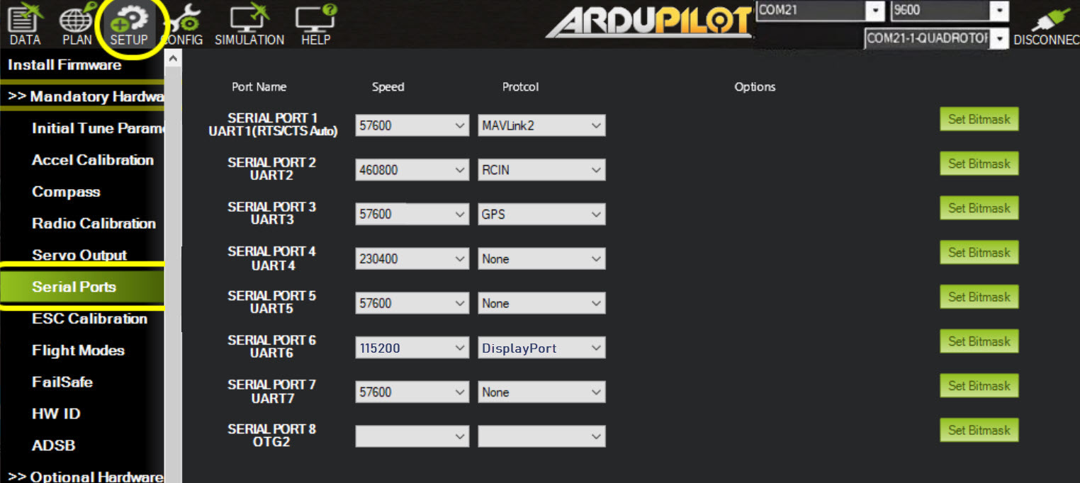 Serial Ports
