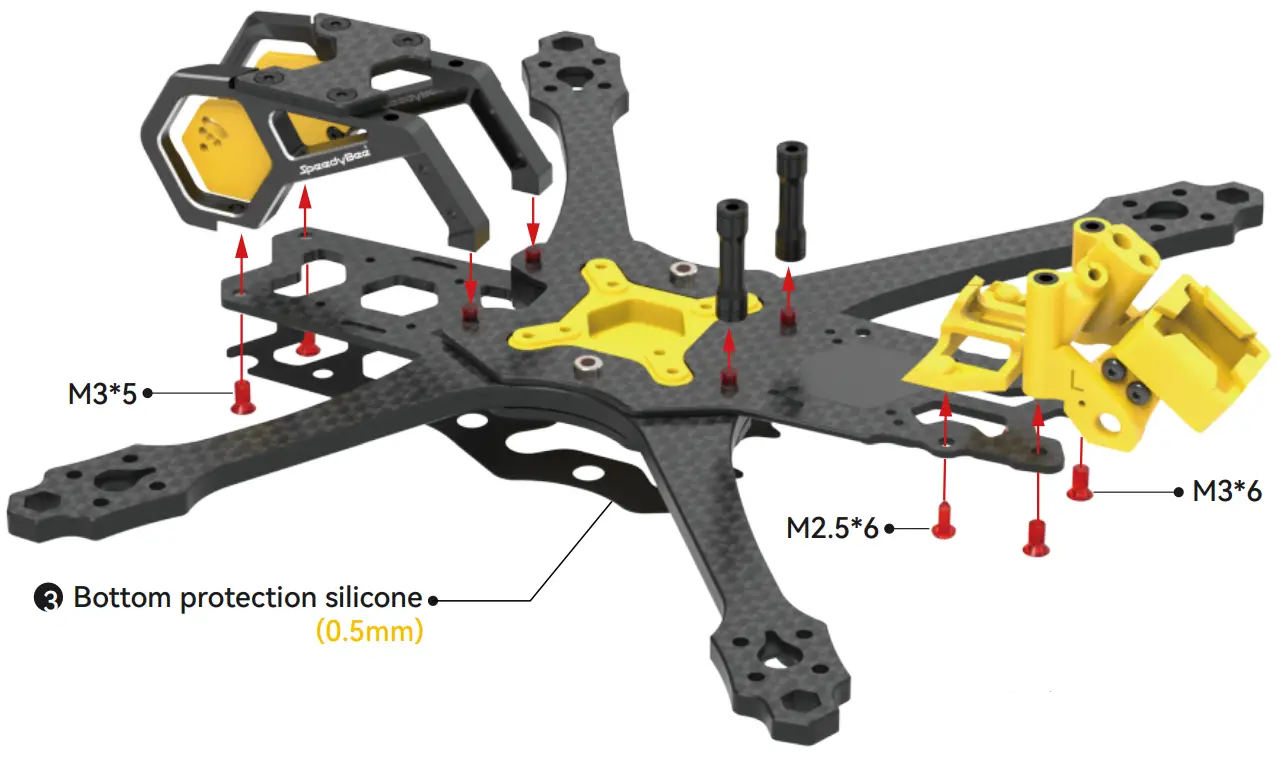 SpeedyBee-Master-5-V2-Air-Unit-FPV-5-Freestyle-Frame-Installation-Guide-12.webp