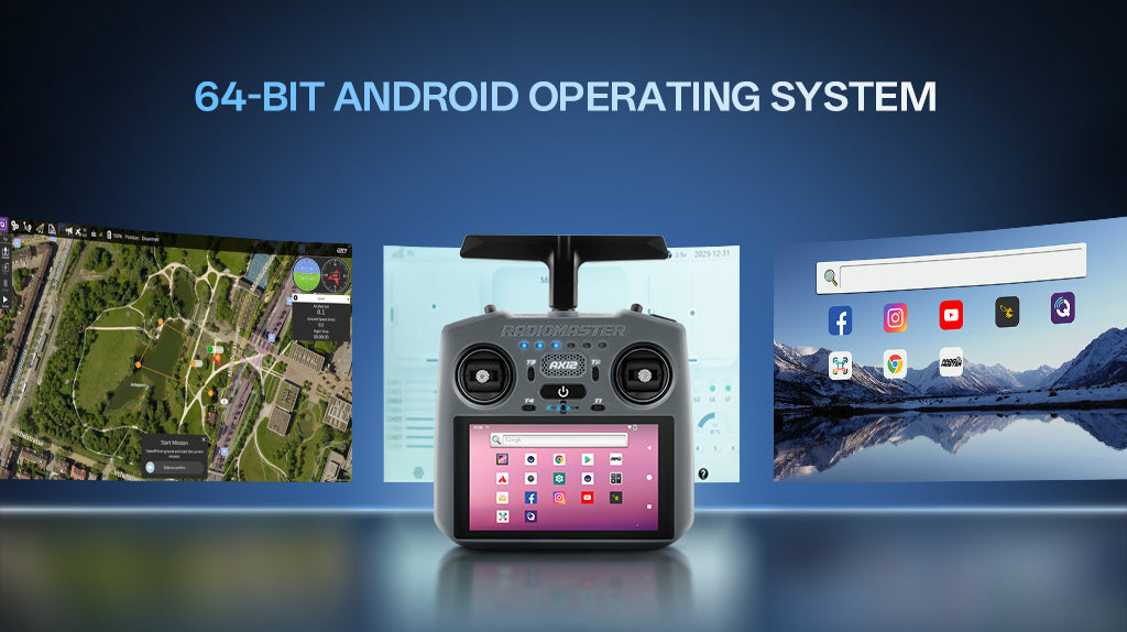 64-bit Android operating system: карты, RadioMasterOS и меню приложений