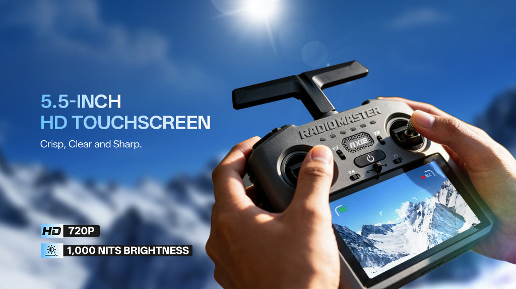 5.5-inch HD Touchscreen, 720p, 1000 nits brightness
